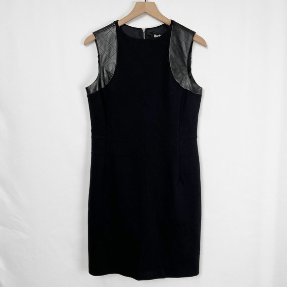 Barbour Sleeveless Mini Midi Dress Quilted Faux Leather Motorcycle Preppy Punk - Picture 8 of 8